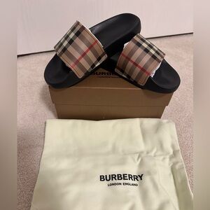 Burberry Mini Furley Slides
